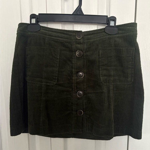 Zara Dresses & Skirts - Zara Corduroy Buttoned Mini Skirt